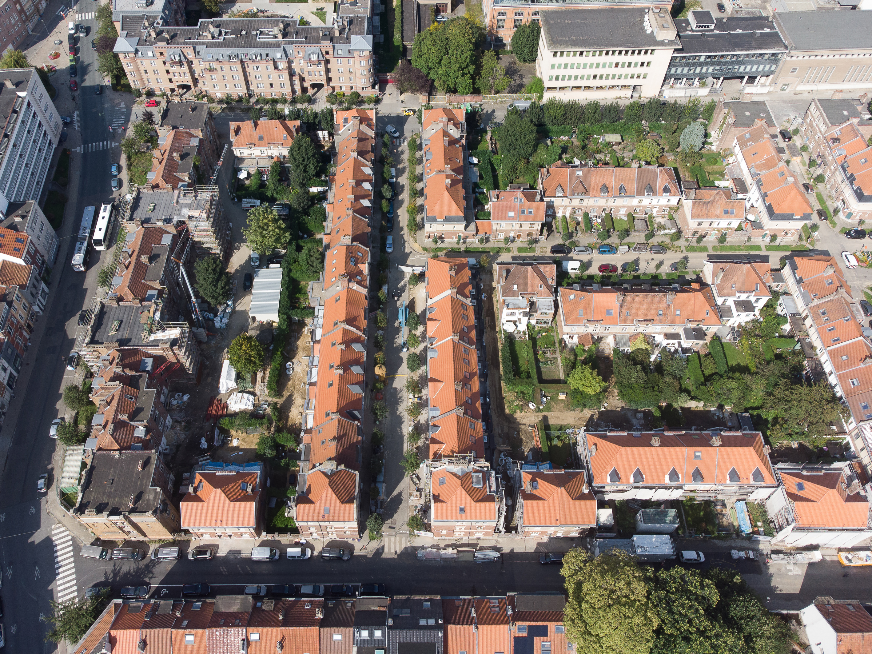 Cité Volta vue aérienne