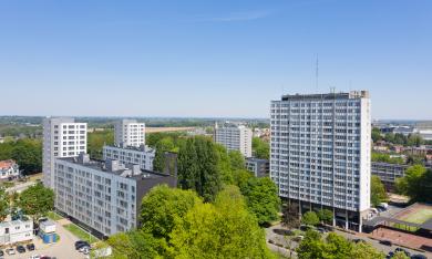 Les immeubles de la Cité Modèle