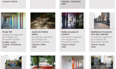 Capture d'écran du site collections.heritage.brussels