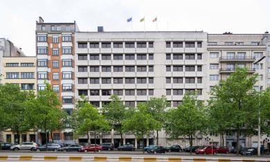 Le bâtiment Toison d'Or de la SLRB à rénover