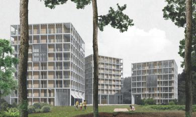 Image d'une maquette du projet Renoir