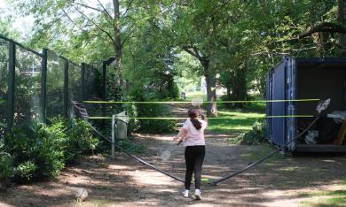 Le parc temporaire à Evenepoel ouvert pour le deuxième été consécutif