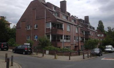 Vue du bâtiment depuis la rue