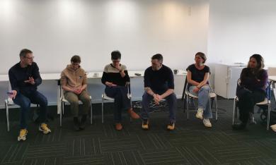 Photo du groupe de travail sur les rénovations en milieu habité - Foto van de werkgroep over renovaties in bewoonde omgevingen