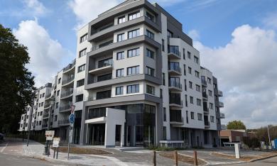 Vue du bâtiment depuis la rue