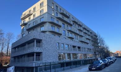 Vue du bâtiment depuis la rue