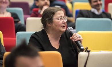 Foto over ons jaarlijks colloquium van 27 november 2019. De thema : Digitalisering