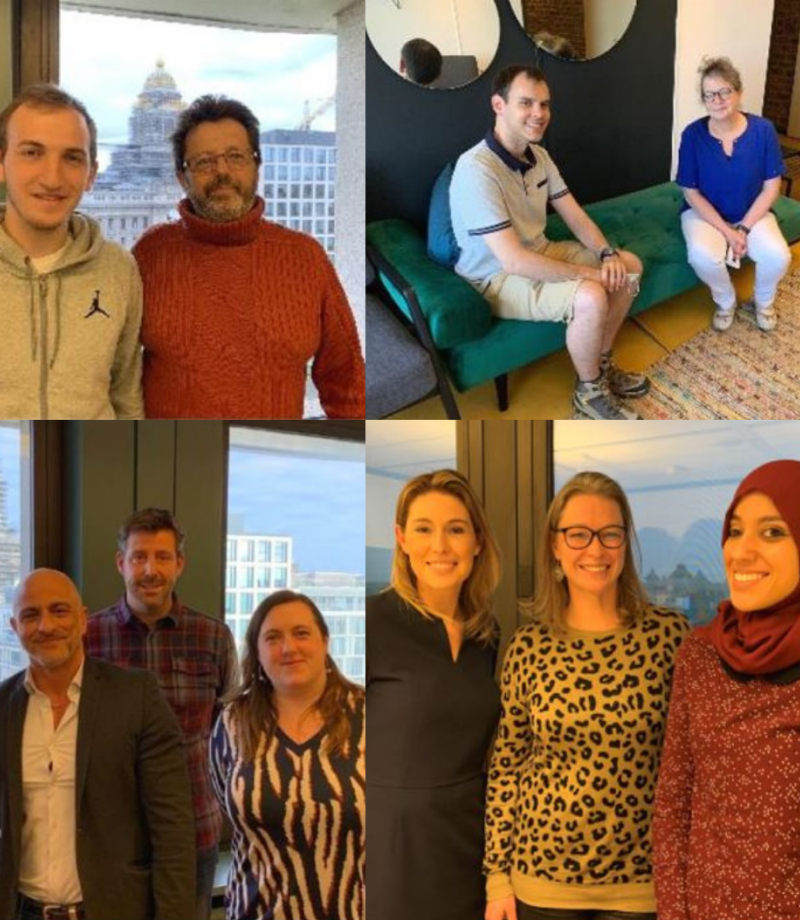 Illustration des différents duo créés à l'occasion du DuoDay