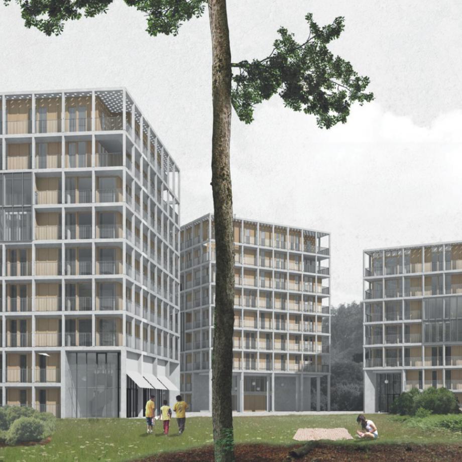 Image d'une maquette du projet Renoir