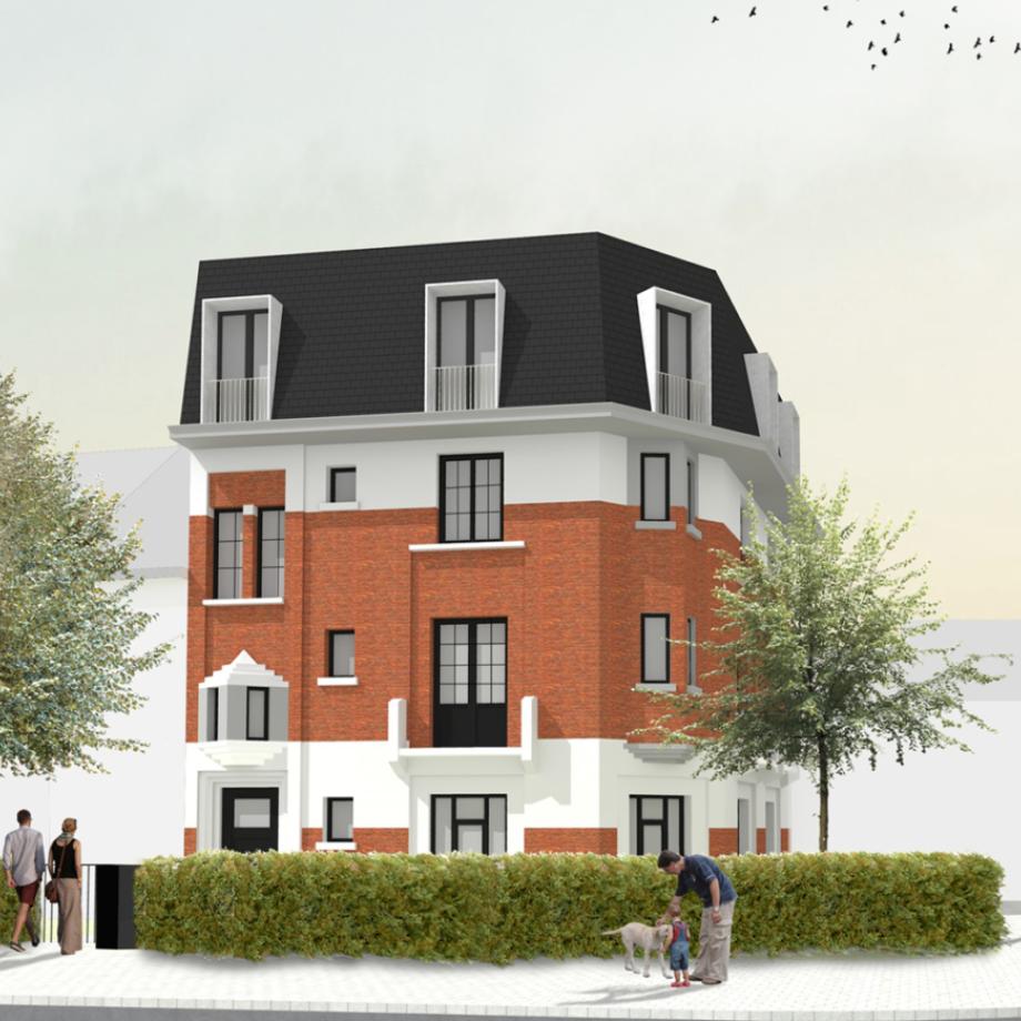 Projet du chantier Léopold 3 Courtens - Project van de werf Léopold 3 Courtens