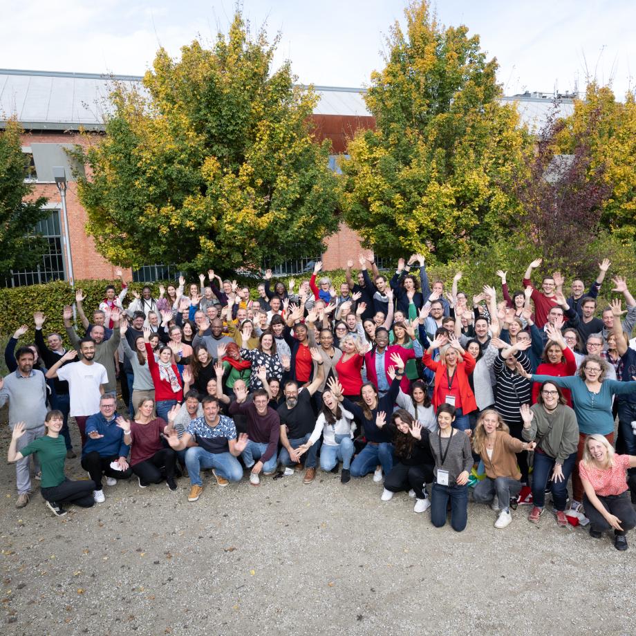 Photo des collaborateurs de la SLRB - Foto van de medewerkers van de BGHM